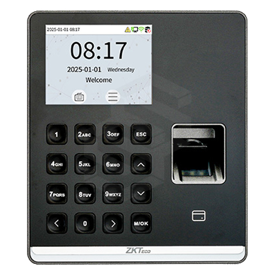TERMINAL BIOMETRICO TIEMPO Y ASISTENCIA, HUELLA Y PROXIMIDAD BLACK