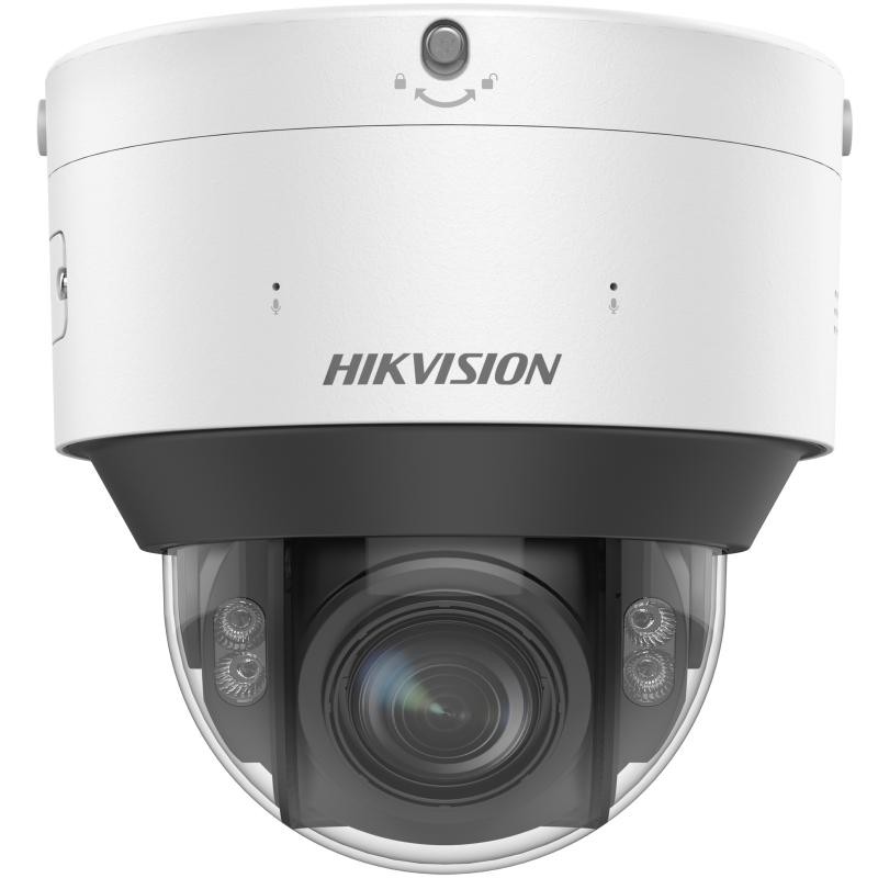CAMARA IP DOMO DE RECONOCIMINETO FACIAL 4MP L MOTORIZADO 28-12MM H265+ WDR ACUSENSE LUZ HIBRIDA CON MICROFONO