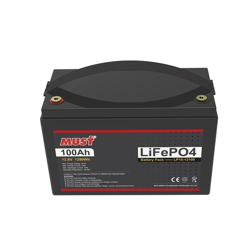 [PS-M-LP15-12100] BATERÍA DE LITIO LIFEPO4 1,28KW 12.8V - 100A