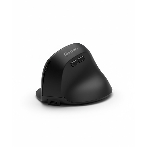 [SMKCM04] MOUSE SPEEDMIND/WIRELESS 2.4GHZ Y BT VERTICAL ERGONOMICO /RECARGABLE /6 BOTONES /NEGRO