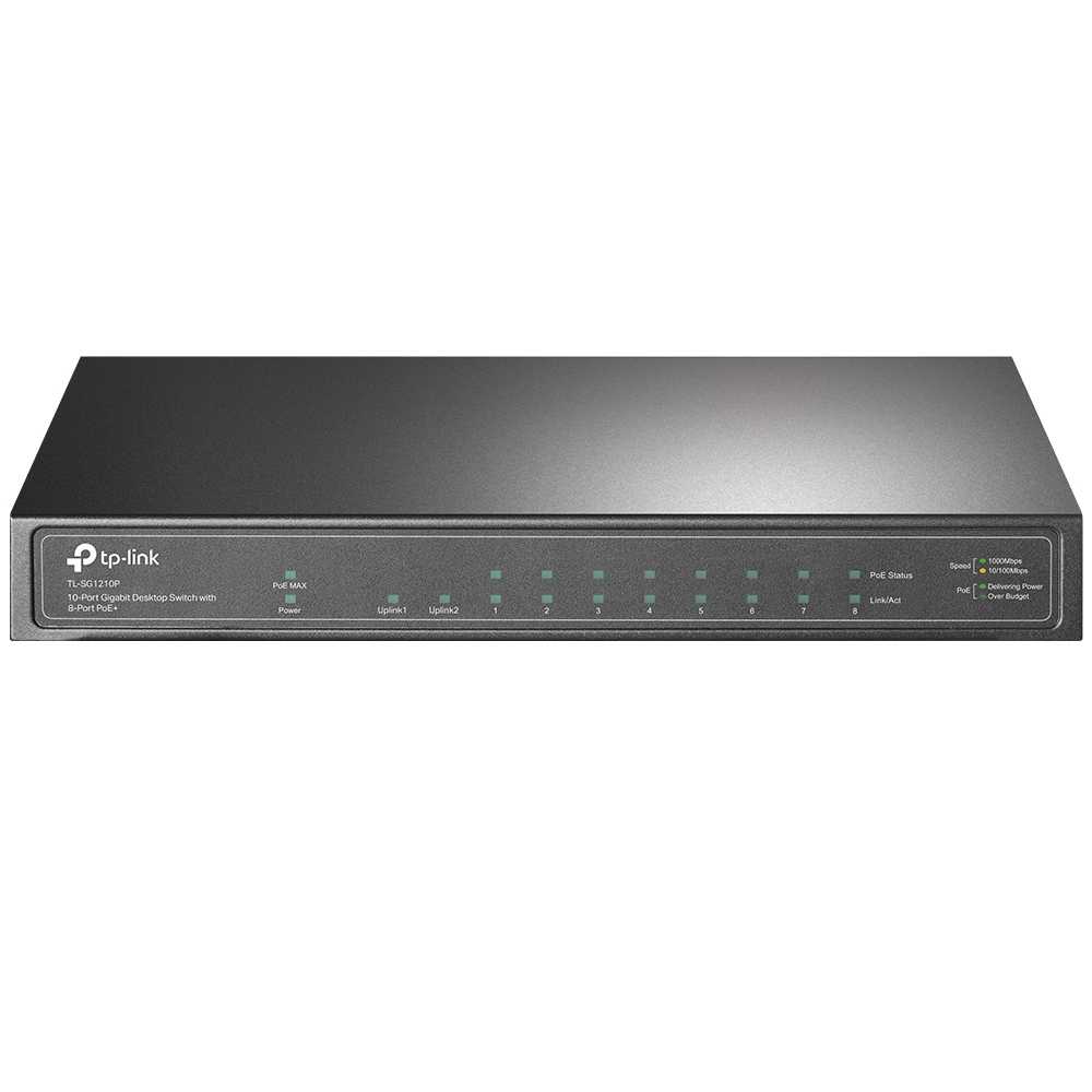 SWITCH TP-Link TL-SG1210P 10-Port Gigabit PoE Plus Compliant Unmanaged