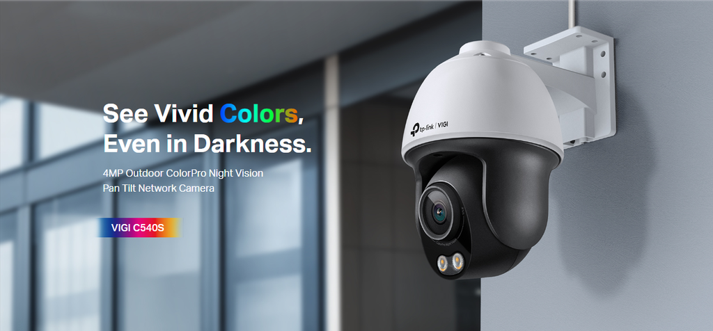 [CAMTPLVIGIC540S] CAMARA TP-LINK VIGI C540S 4MM PT EXT. 4MP COLORPRO VISION NOCTURNA DWR 30MTS ETHERNET POE IP66 DC12V