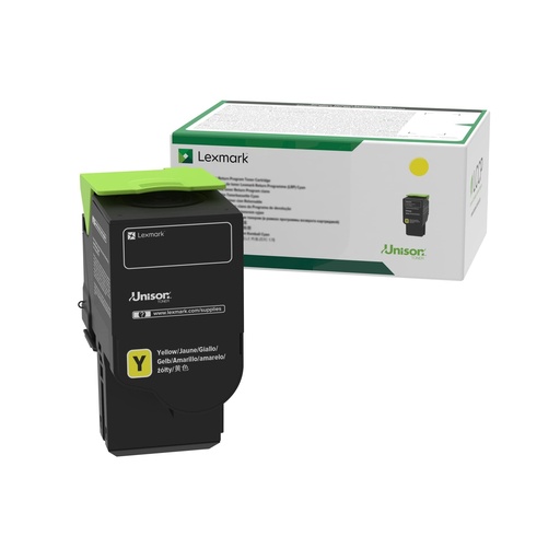 [S-77L40Y0] LEXMARK Lxk CS963CX83395x96x Yellow Rtn 12K Crtg