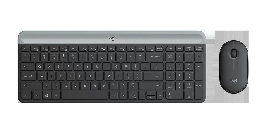 COMBO LOGITECH/TECLADO Y MOUSE MK470/SLIM WIRELESS/NUM-PAD/1000 DPI