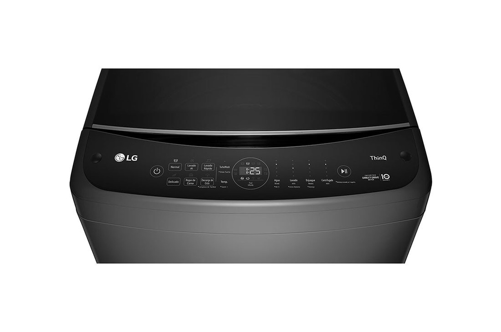 LAVADORAS/LG WT21MV6 21KG CARGA SUPERIOR/ INVERTER/ TURBOWASH/BLACK