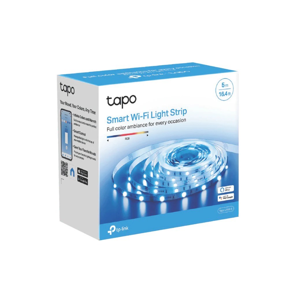 TIRA LED WIFI TAPO L920-5 /MULTICOLOR/ALEXA Y GOOGLE/5 METROS/RGBIC/APP TAPO