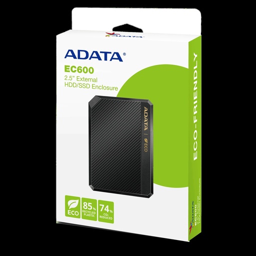 [EC600-BCBK] ENCLOSURE/ADATA EC600 HDD/SSD SATA 2.5 USB 3.2 GEN2