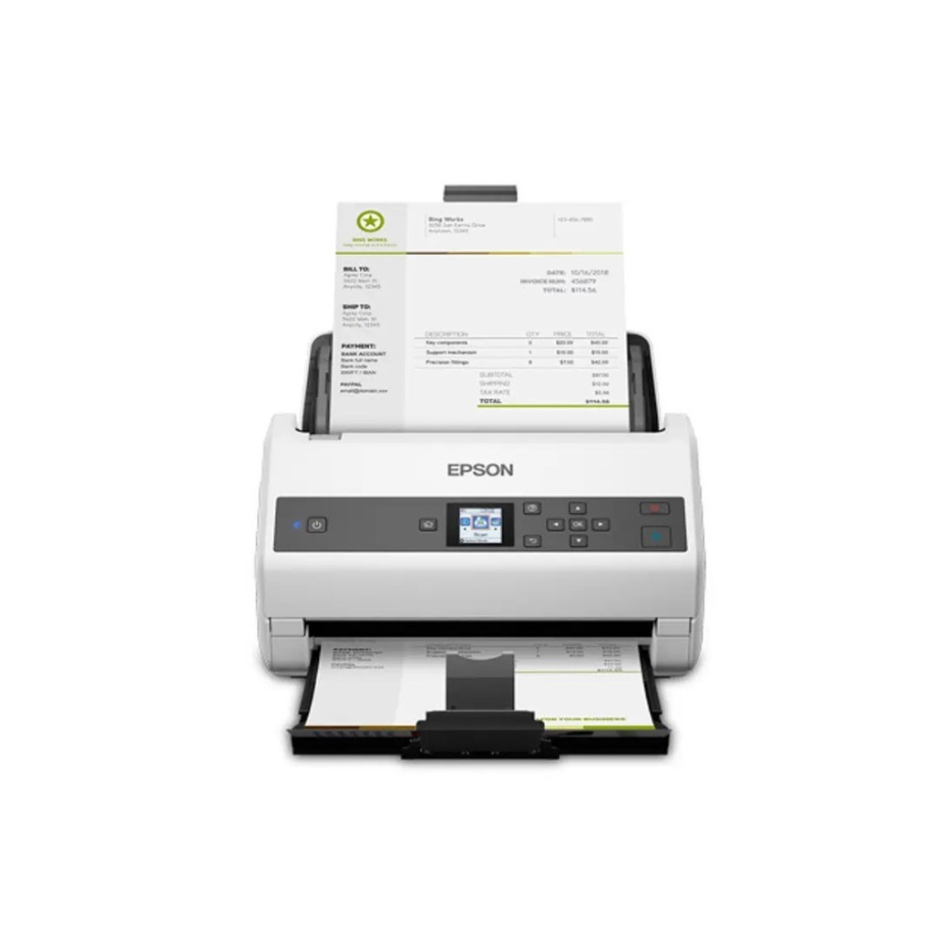 ESCANER EPSON DS-870 65PPM/130IPM ADF/DUPLEX A COLOR USB/RED OPCIONAL B11B250201