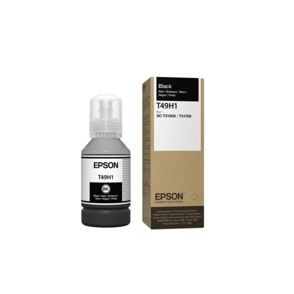 [T49H100] BOTELLA EPSON T49H1 NEGRO SURECOLOR T3170X 140ML C13T49H100