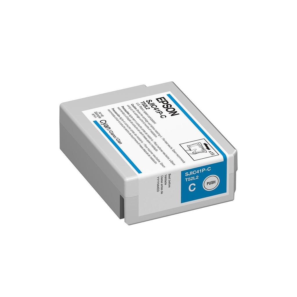 TINTA EPSON SJIC41P CYAN C4000 C13T52L220