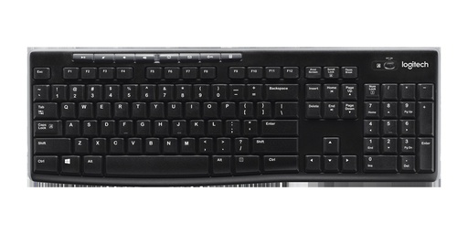 [KEYLOG920004426] TECLADO LOGITECH K270 NEGRO WIRELESS MULTIMEDIA USB BLACK