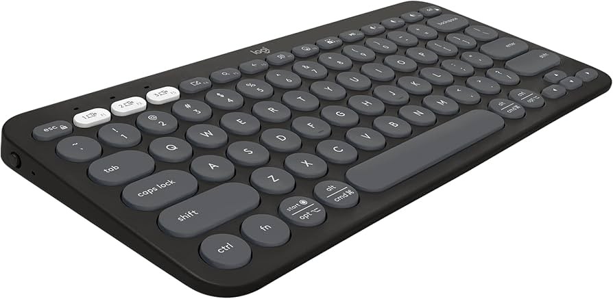 Teclado LOGITECH PEBBLE KEYS 2 K380S Bluetooh SP Negro