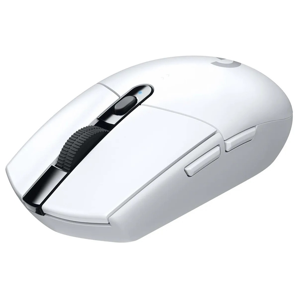 MOUSE LOGITECH GAMING G305 BLANCO WIRELESS LIGHTSPEED SENSOR HERO ULTRALIGERO USB