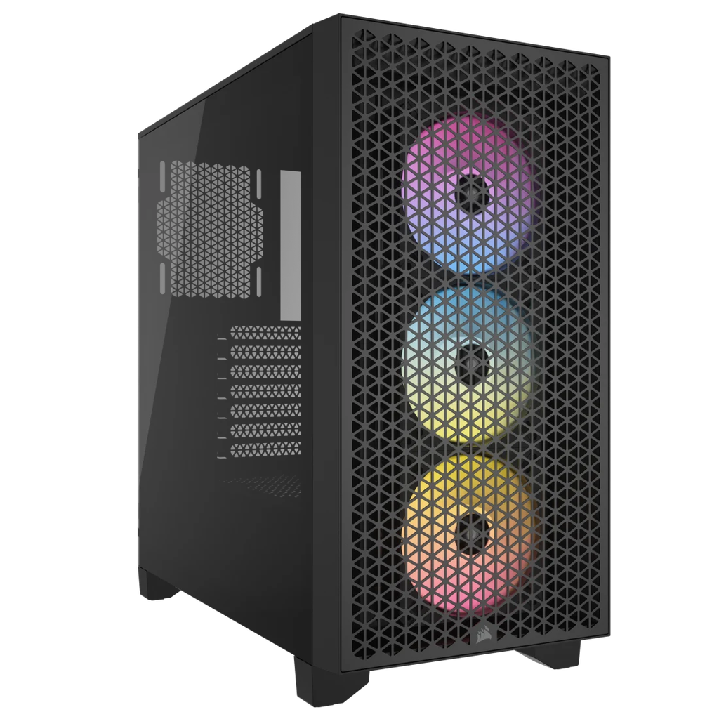 [CASCORCC9011255] CASE CORSAIR ATX 3000D RGB AIRFLOW TEMPERED GLAS MID-TOWER CASE N-PS 3VEN NEGRO