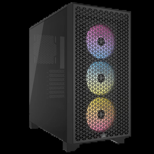 [CASCORCC9011255] CASE CORSAIR ATX 3000D RGB AIRFLOW TEMPERED GLAS MID-TOWER CASE N-PS 3VEN NEGRO