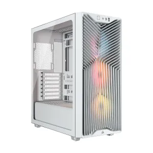 CASE CORSAIR ATX 3200D RS ARGB TEMPERED GLAS MID-TOWER USB3.2 USB2.0 SUP-9VENT. WHITE