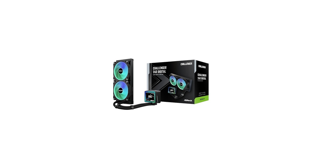 [VENASRACLA24BAA] COOLER ASROCK Challenger 240 Digital ARGB black