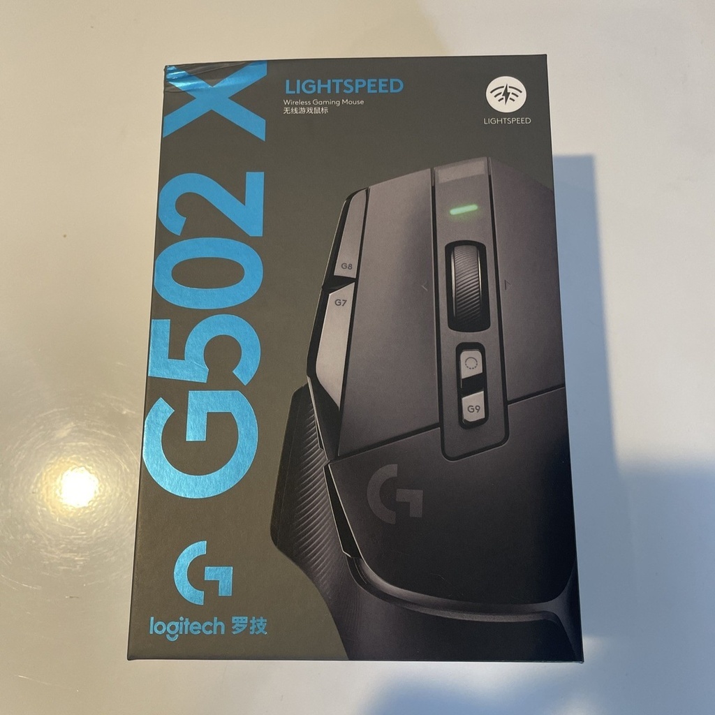 MOUSE LOGITECH GAMING G502 X NEGRO WIRELESS LIGHTSPEED SENSOR HEROE 25K REC.