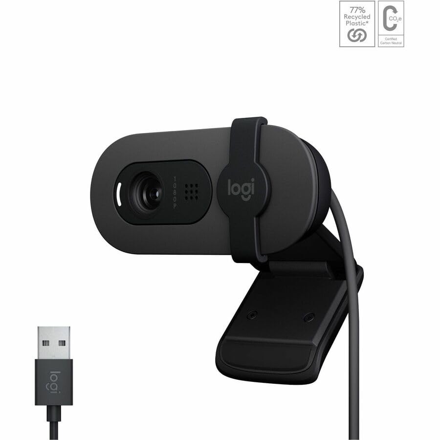 [CAMLOG960001586] CAMARA VIDEO CONFERENCIA LOGITECH BRIO 100 FHD 1080
