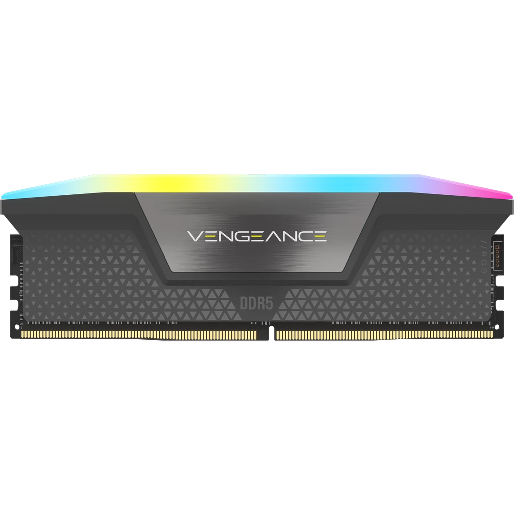 DIMM CORSAIR VENGEANCE RGB 16GB (1X16GB) DDR5-6000Mhz CL36 AMD EXPO INTEL XMP