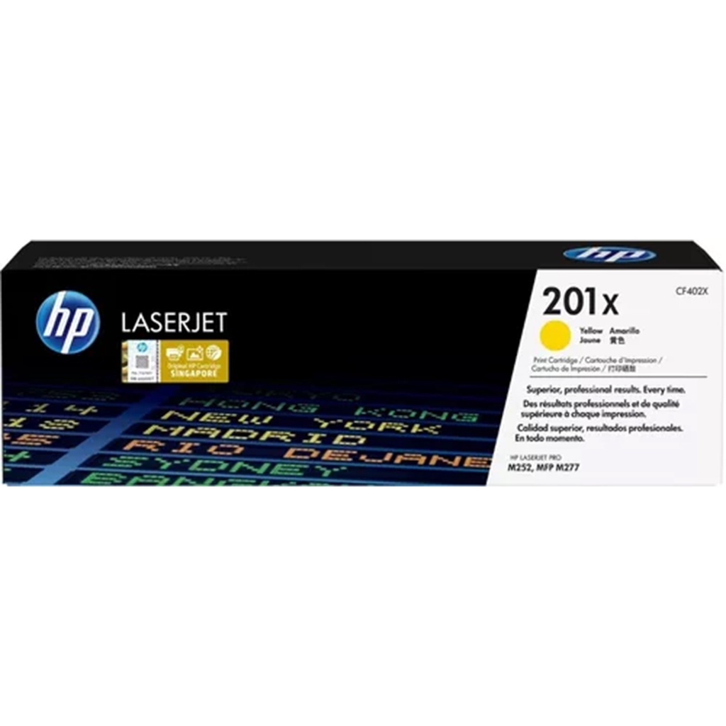 HP 201X YELLOW LASERJET TONER CARTRIDGE