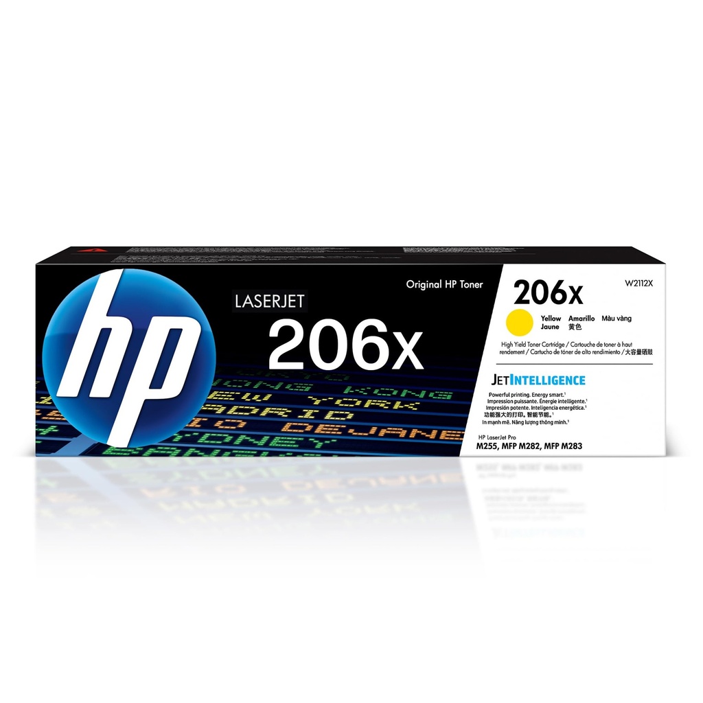 HP 206X YELLOW LASERJET TONER CARTRIDGE