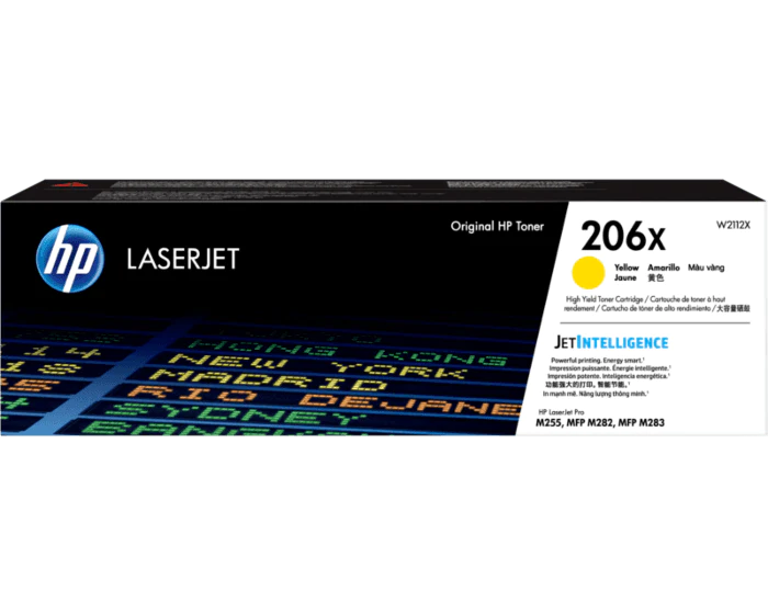 HP 206X YELLOW LASERJET TONER CARTRIDGE