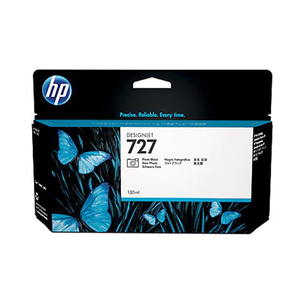 HP 727 PHOTO BLACK DESIGNJET INK CARTRIDGE 130-ML