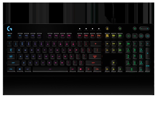 [KEYLOG920008084] TECLADO LOGITECH GAMING G213 NEGRO RGB LIGHTSYNC USB RESISTENTE A SALPICADURAS