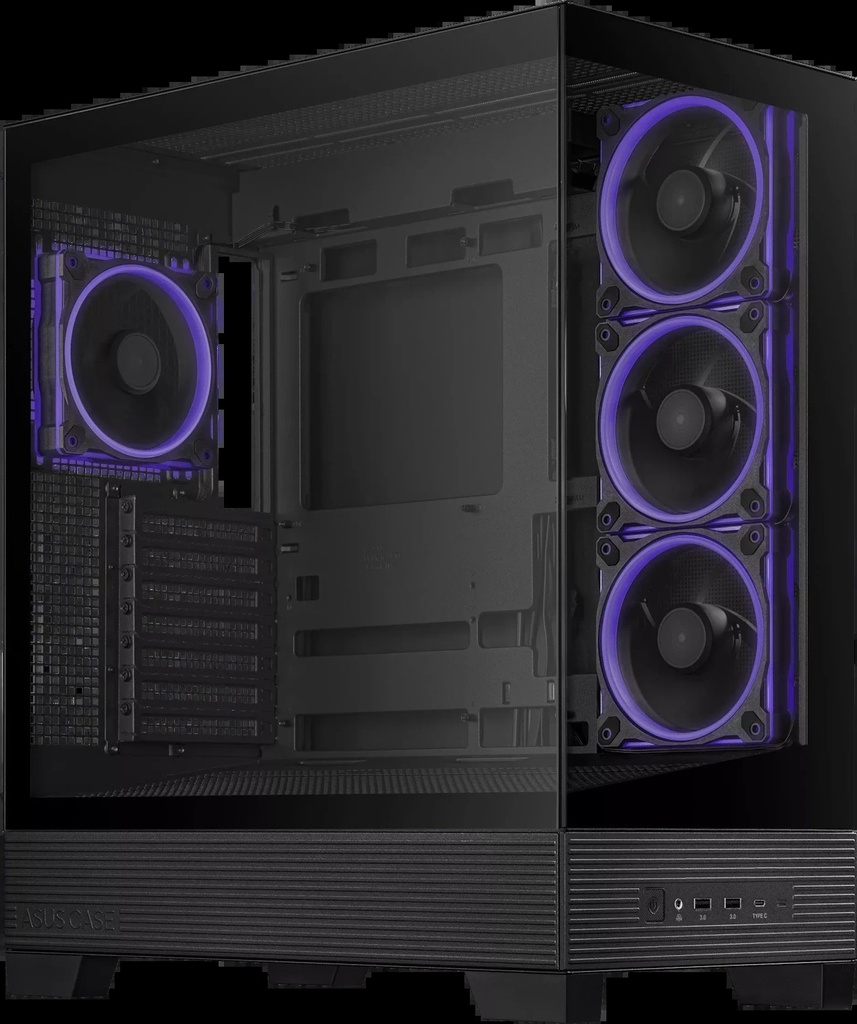 CASE ASUS A31 PLUS 4X FAN ARGB VIDRIO-TEMPLADO-IZQ. 2USB-3.2 ATX MID-TOWER