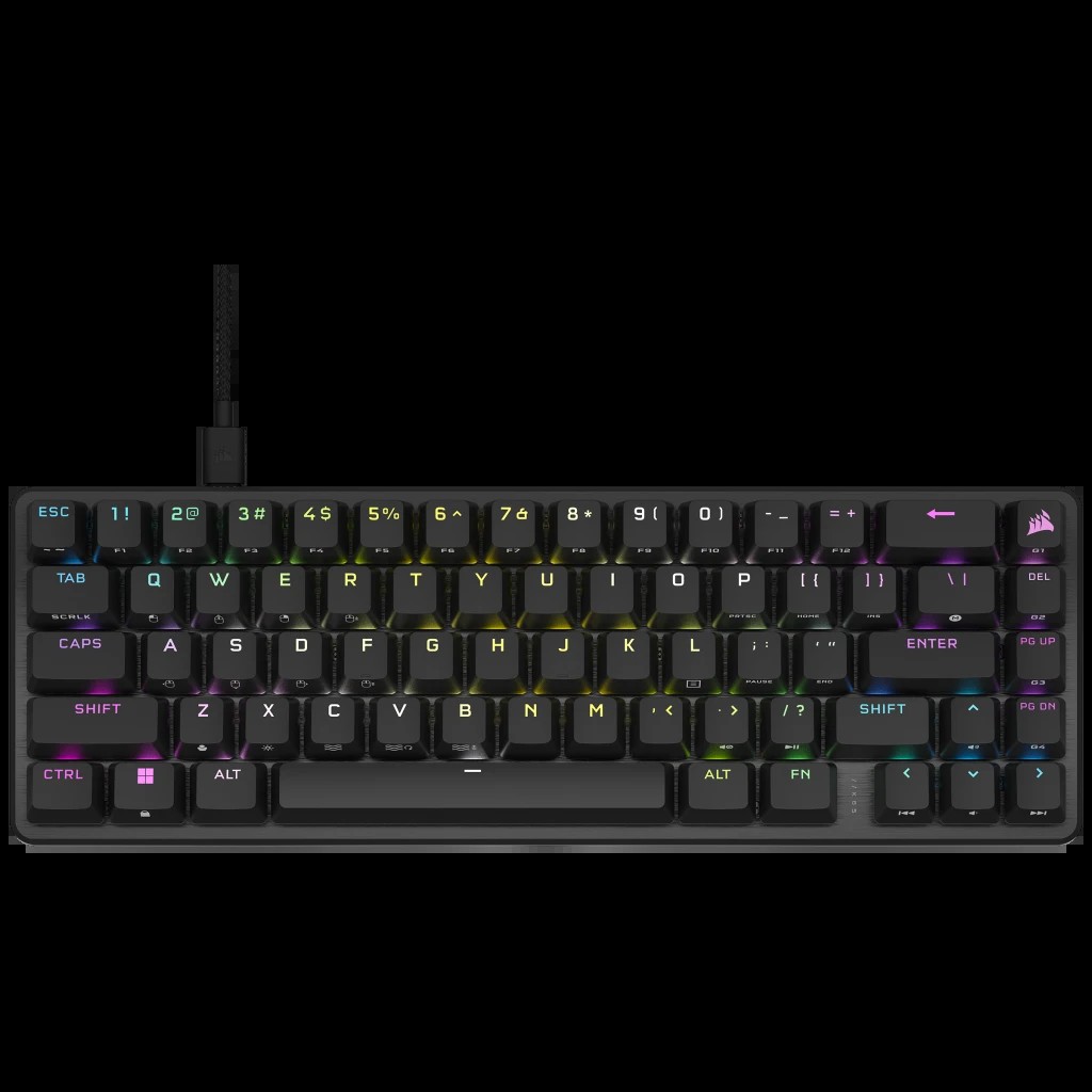 TECLADO CORSAIR K65 PRO MINI RGB MECANICO GAMING WIRED USB3.0 BLACK