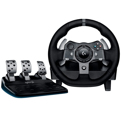 [VOLLOG941000122] VOLANTE DRIVING LOGITECH G920 NEGRO XBOX ONE-PC SIMULACION INMERSIVA-PEDALES AJUSTABLES