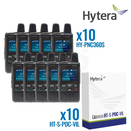10 HY-PNC360S + 10 HT-S-POC-VIL