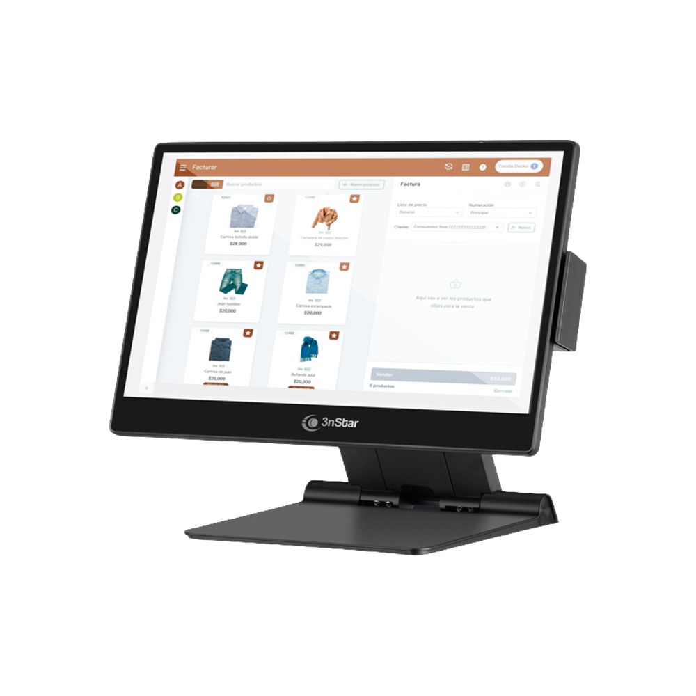 PROMO COMPUTADOR 3NSTAR AIO POS P7 I3 12THGEN-8GB RAM-240GB SSD-CAPACITIVE-WI-FI-BT-W11 IOT E + LECT