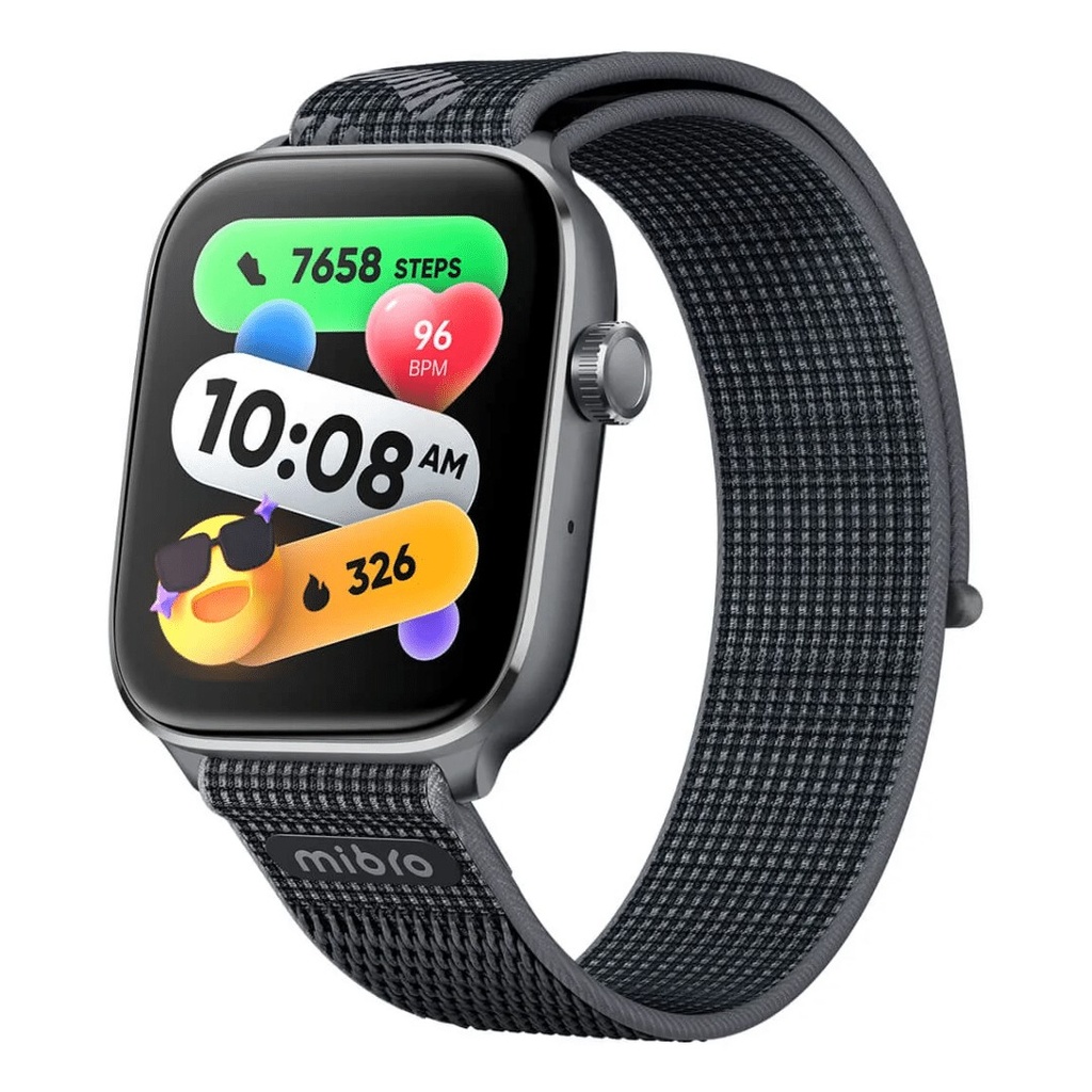 [XPAW027] SMARTWATCH MIBRO/FIT NEGRO /BT 5.3 /BAT. 300MAH /1.75 AMOLED /5ATM /150 MODOS SPORT