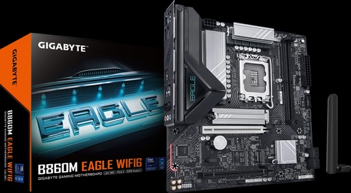 [B860EAGLEWIFI6E] MAINBOARD GIGABYTE/B860M EAGLE WIFI6E DDR5 LGA1851 ATX