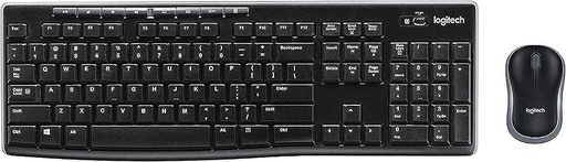 [920-004432-NEGRO] COMBO LOGITECH/TECLADO Y MOUSE MK270/WIRELESS/NUM-PAD/RESIST.SALPICADURAS/TECLAS CONCAVAS