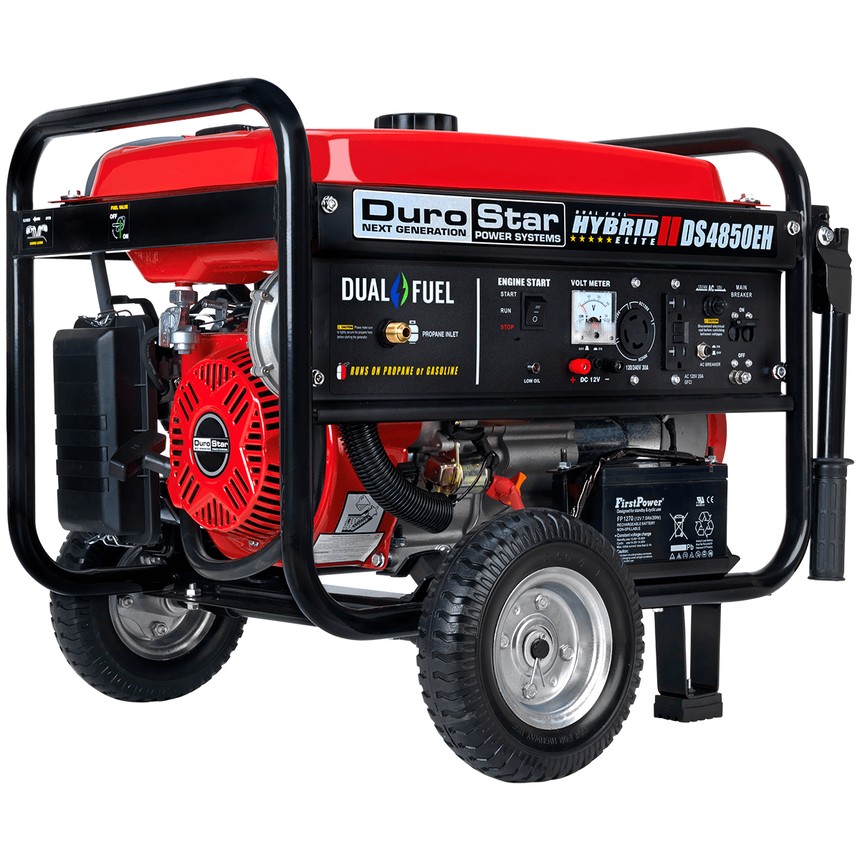 [DS4850EH] PROMO 2X1 GENERADOR DUROSTAR/PORTATIL DS4850EH 4850W DUAL FUEL GASOLINA/PROPANO ARRANQUE ELECTRICO