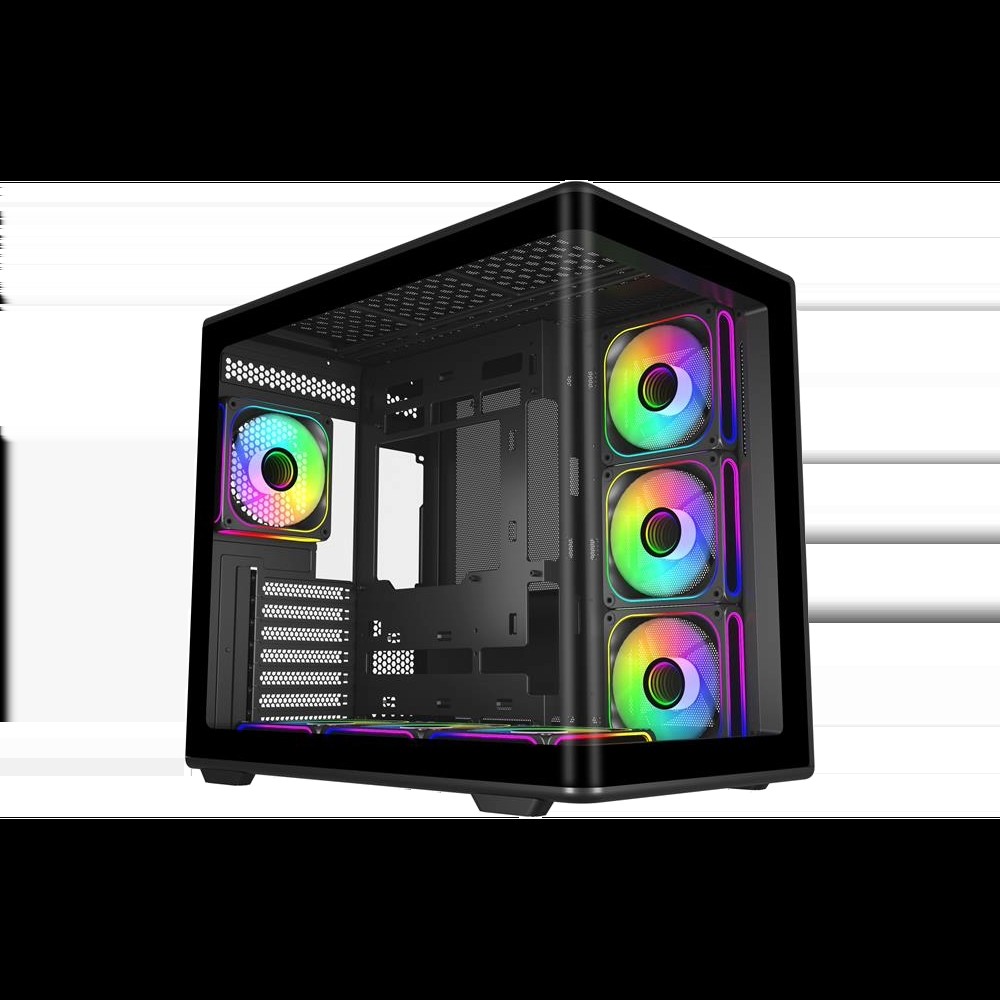 [E600-KGNN-S01] CASE COOLER MASTER/MID TOWER ELITE 600 BLACK 1X120MM ARGB REAR 3X120MM SIDE MOUNT