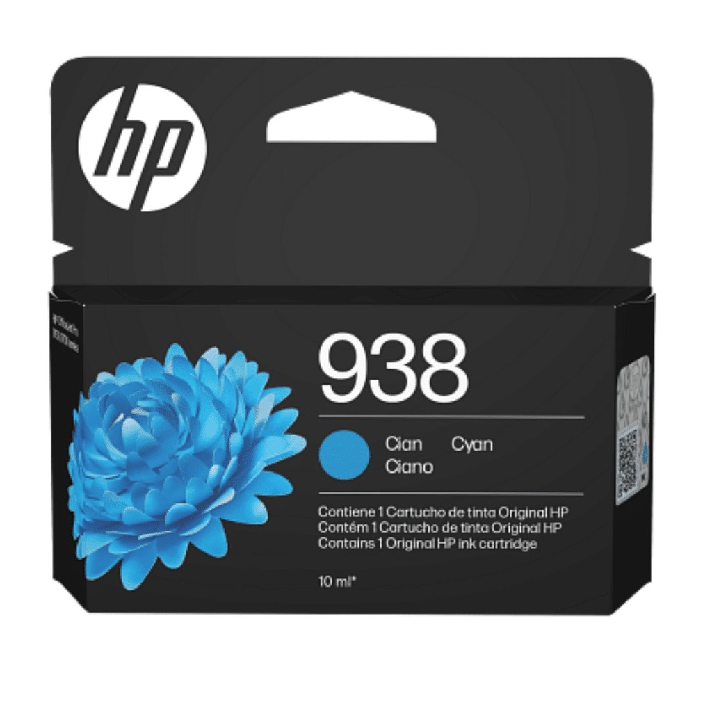 [4S6X5PL] CONSUMIBLE/HPINC 938 CYAN OJ 9110/9120/9130/9720/9730 800 PAGA 4S6X5PL