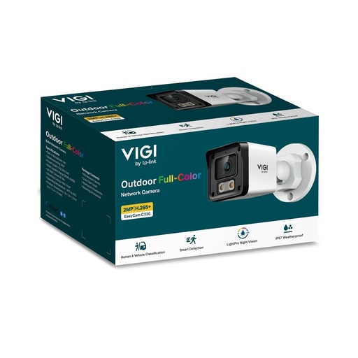 [EASYCAMC320-2.8MM] CAMARA TPLINK/VIGI EASYCAM C320-2.8MM/IP67/VISION NOCTURNA LIGHTPRO/POE/2MP