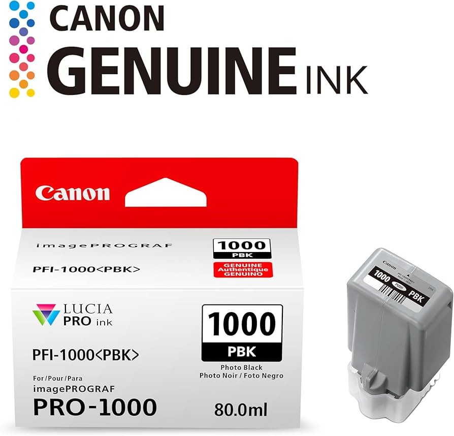 TINTA PFI-1000 NEGRO MATE 80ML IMAGEPROGRAF PRO-1000