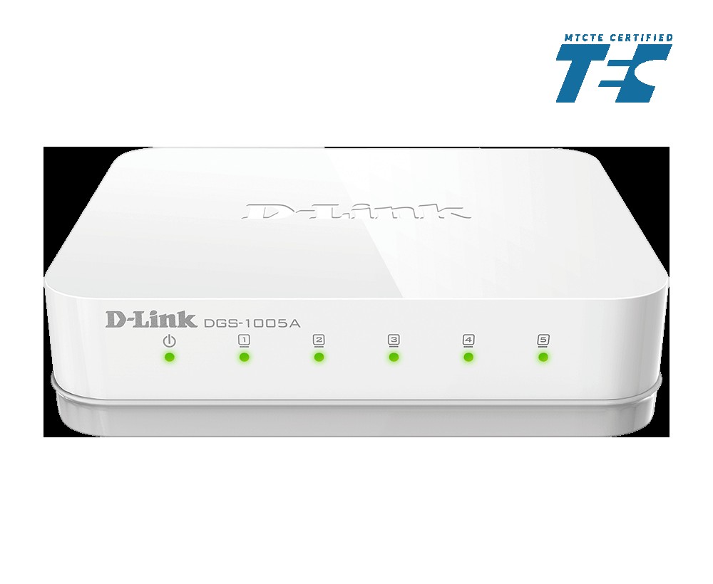 SWITCHES D-LINK DGS-1005A 5-PORT GIGABIT SWITCH