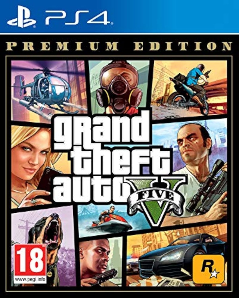 VIDEOJUEGO/SONY PS4 GRAND THEFT AUTO V PREMIUM EDITION