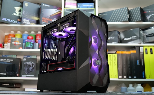 [TD300-KGNN-S00] CASE COOLER MASTER/TD300 MASTERBOX BLACK MESH MINI TOWER MICRO ATX 2X120MM FRONT