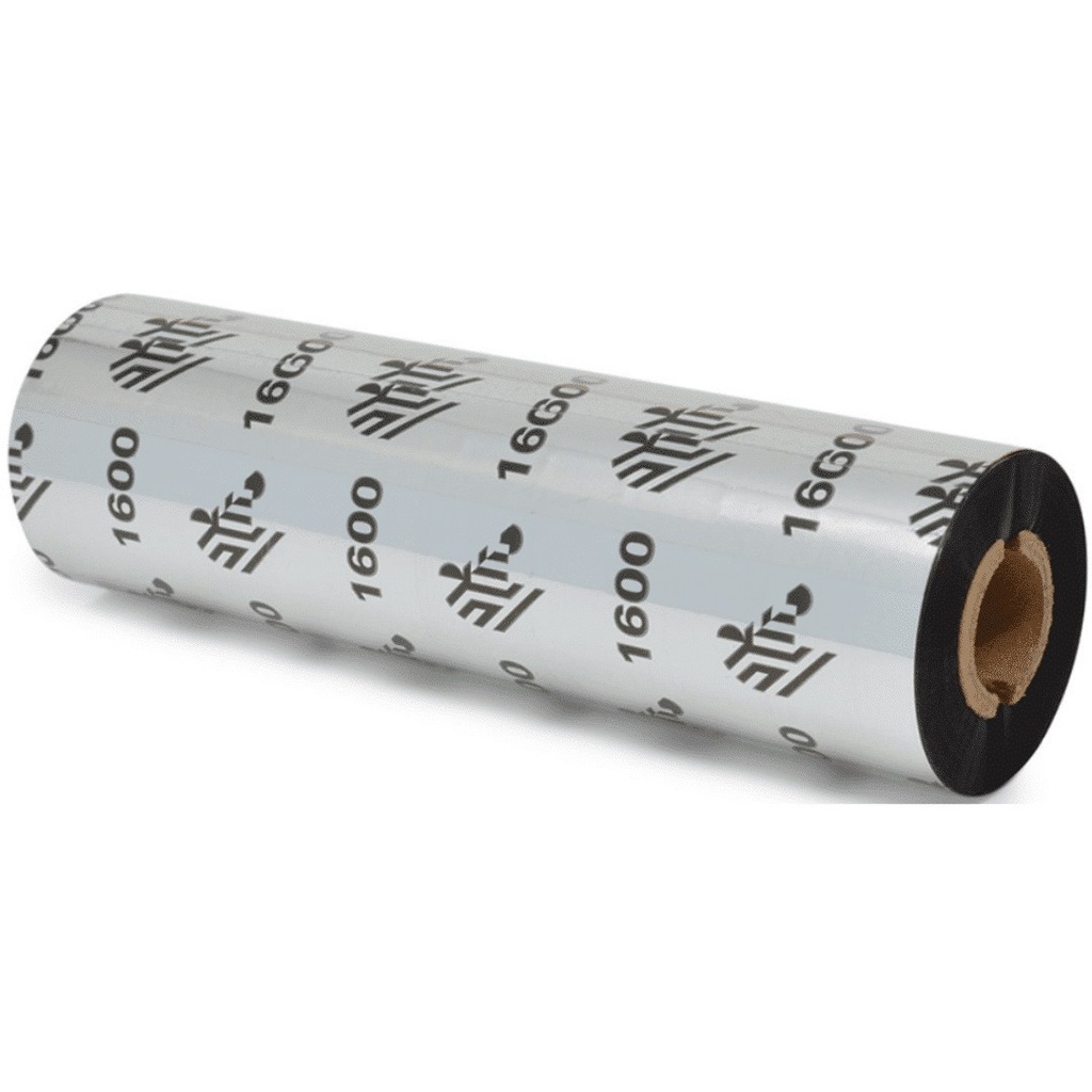 [01600GS11007] CONSUMIBLE ZEBRA RIBBON CERA 1600 110MMX74M, 0.5 PULG CORE ZD220 UNIDAD