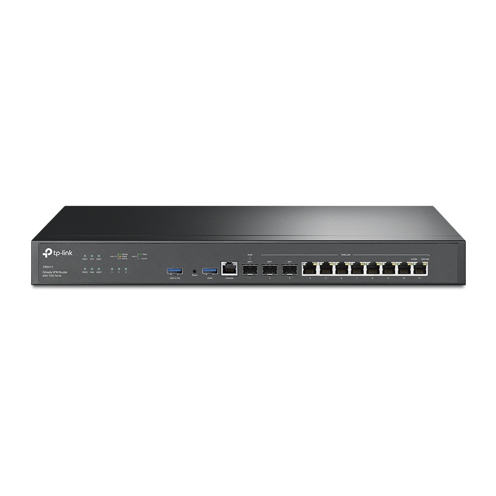 ROUTER/TPLINK VPN OMADA ER8411 / PUERTOS 10G/ USB /ADMINISTRACION CENTRALIZADA