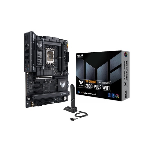 [TUFGAMINGZ890-PLUSWIFI] MAINBOARD/ASUS TUF GAMING Z890-PLUS WIFI LGA1851 DDR5 WIFI7 PCIE 5.0 4X M.2 THUNDERBOLT