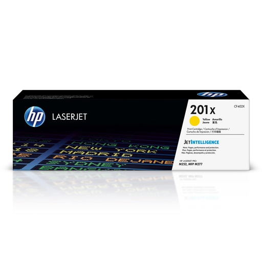 [CF402X] TONER HPINC 201X AMARILLO LASERJET M252/227W 2300 PAG CF402X