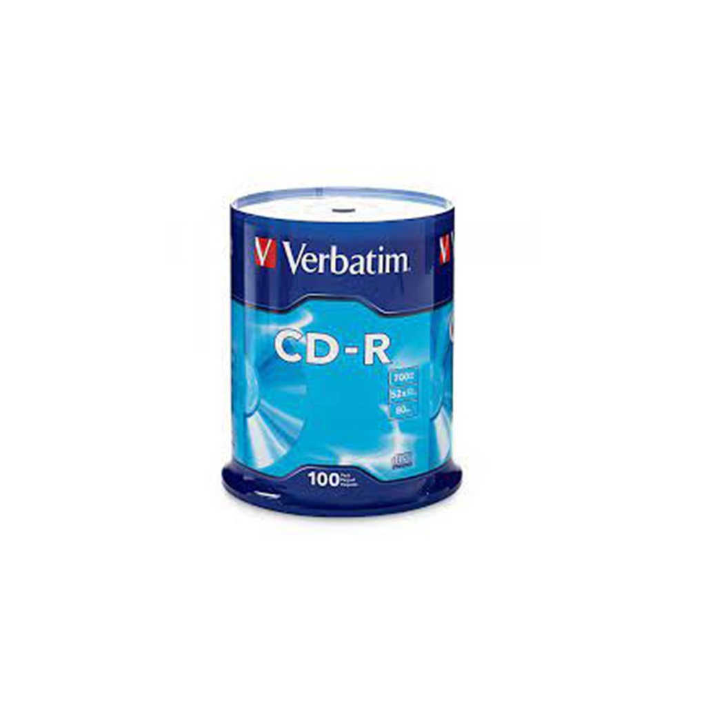[96524] OPTICO VERBATIM 96524 CD-R 80MIN 700MB 52X 100PK BULK